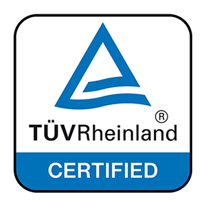 TUV Rheinland certified